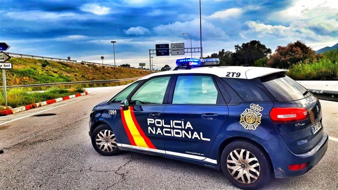 Un coche del Cuerpo Nacional de Policía (CNP)