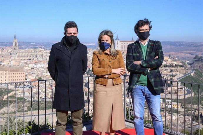 La alcaldesa de Toledo, Mialgros Tolón, en la presentación de Fitur.