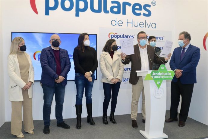 El presidente provincial del PP de Huelva, Manuel Andrés González.