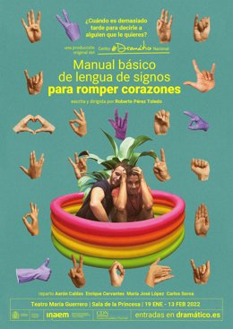 Cartel de 'Manual básico de lengua de signos para romper cozarones'