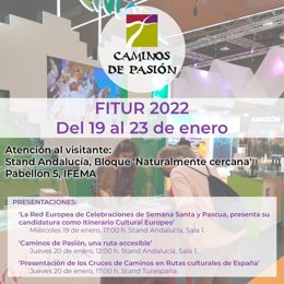 Agenda de Caminos de Pasión en Fitur.