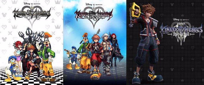 Portadas de los juegos de Kingdom Hearts pronto disponibles en Nintendo Switch
