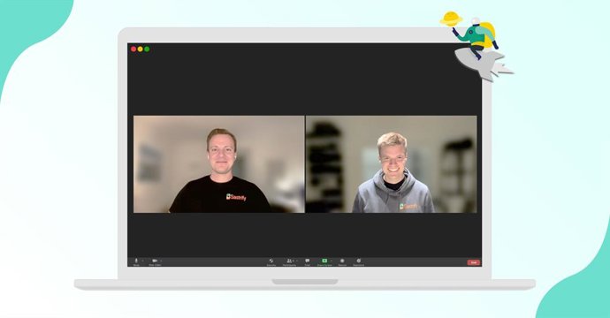 Sven y Max, fundadores de Sastrify.