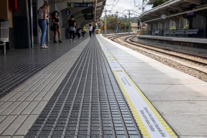 Estació d'FGC a Sant Cugat del Valls (Barcelona)