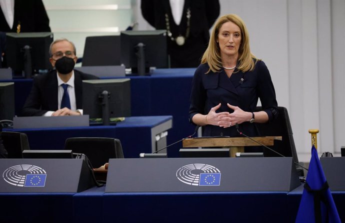 Arxiu - La nova presidenta del Parlament Europeu, Roberta Metsola