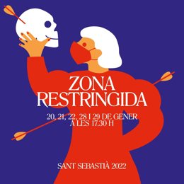 Cartel de los espectáculos de Zona Restringida.