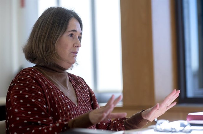 Archivo - La consejera de Cultura, Turismo y Deporte de la Comunidad de Madrid, Marta Rivera de la Cruz, responde en una entrevista a Europa Press, en la Consejería de Cultura, a 5 de noviembre de 2021, en Madrid, (España).