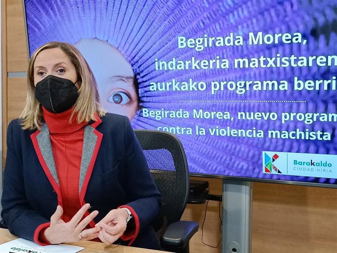 La alcaldesa de Barakaldo, Amaia del Campo.