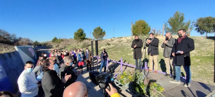 Inauguración de la Senda del recuerdo en la Vía Verde del Aceite