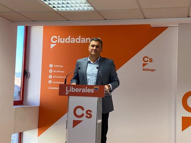 El parlamentario de Cs por Málaga Carlos Hernández White en una imagen de archivo