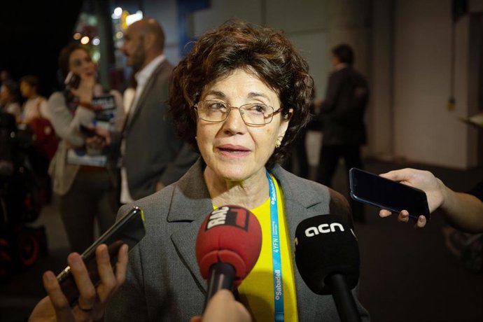 Archivo - Arxiu - Francina Alsina, la presidenta de la Taula d'Entitats del Tercer Sector