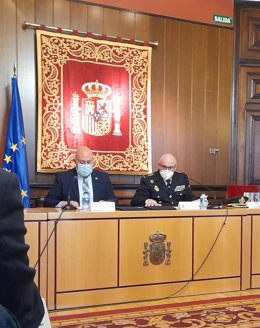 José Luis Arasti y José María Borja Moreno, durante la rueda de prensa