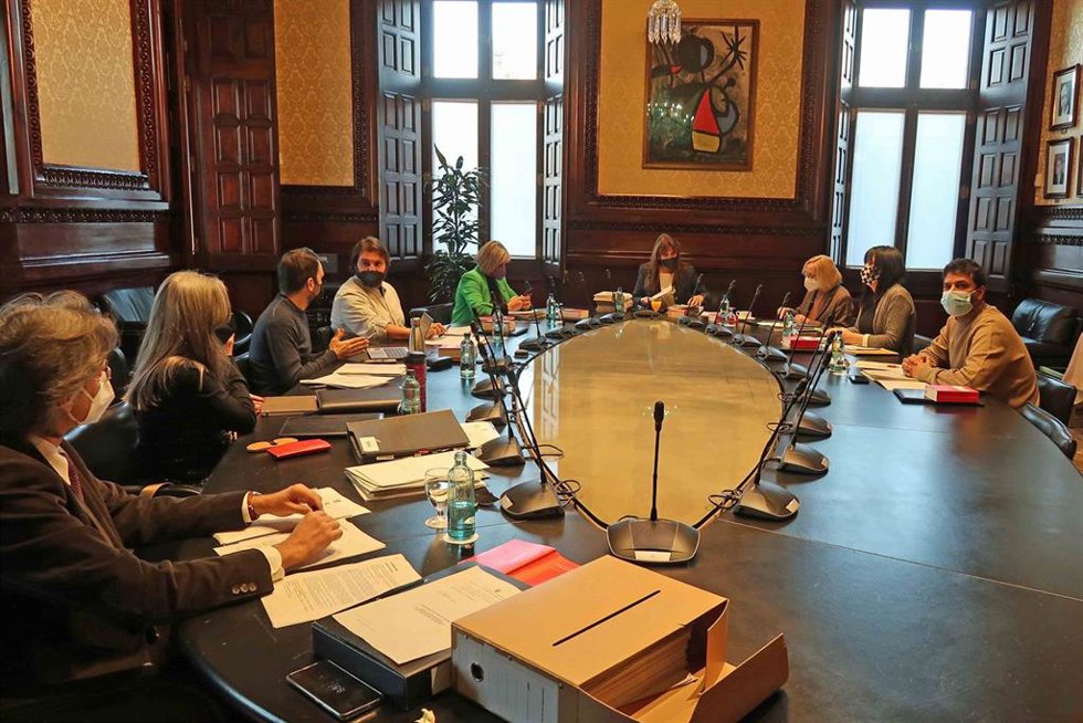 Reunión de la Mesa del Parlament