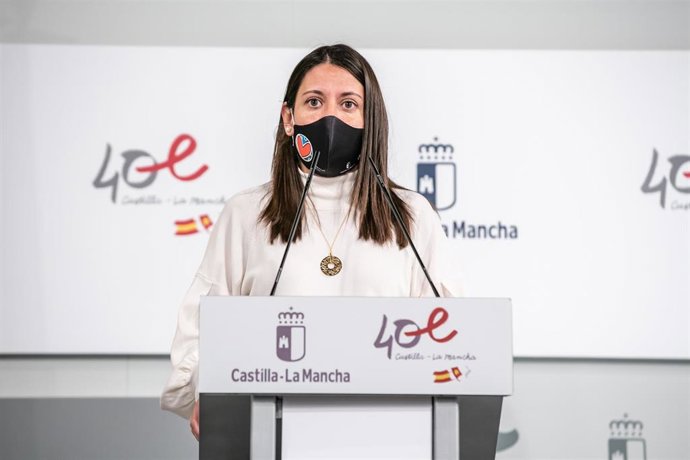 La consejera de Bienestar Social, Bárbara García Torijano, informa sobre los asuntos del Consejo de Gobierno relacionados con su departamento