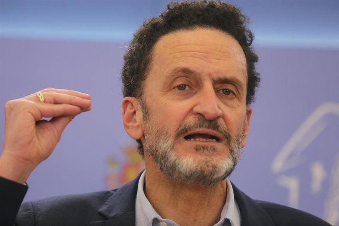 El portavoz adjunto de Ciudadanos, Edmundo Bal, comparece en una rueda de prensa de portavoces en el Congreso de los Diputados, a 11 de enero de 2022, en Madrid, (España).