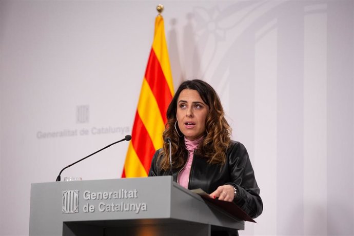 La portavoz del Govern, Patrícia Plaja.