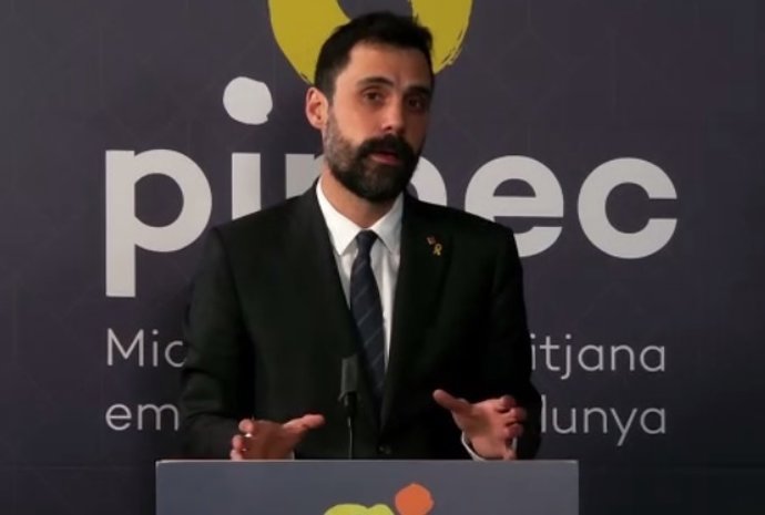 El conseller de Empresa y Trabajo de la Generalitat, Roger Torrent, este martes