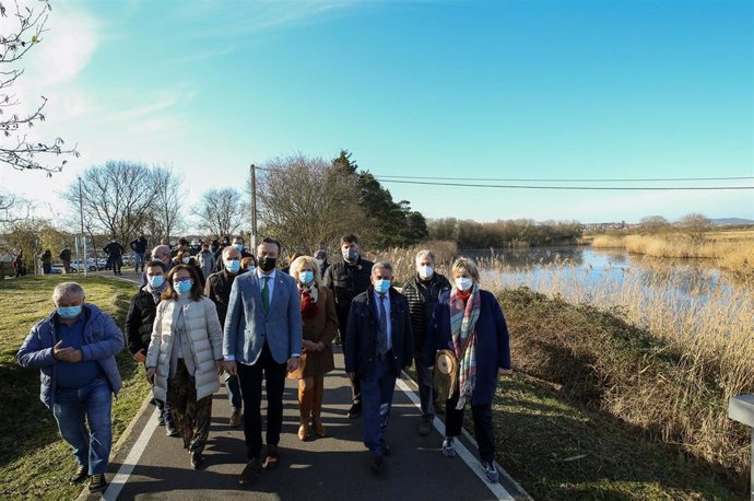 Visita a las Marismas de Alday.