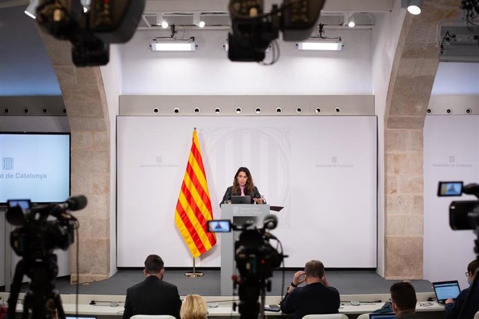 La portavoz del Govern, Patrícia Plaja.