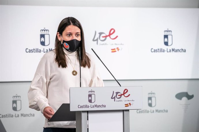 La consejera de Bienestar Social, Bárbara García Torijano, informa sobre los asuntos del Consejo de Gobierno relacionados con su departamento