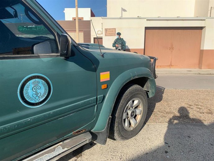 Archivo - Operativo de la Guardia Civil en La Línea de la Concepción durante la detención de un lugarteniente del clan de 'Los Castañas'.