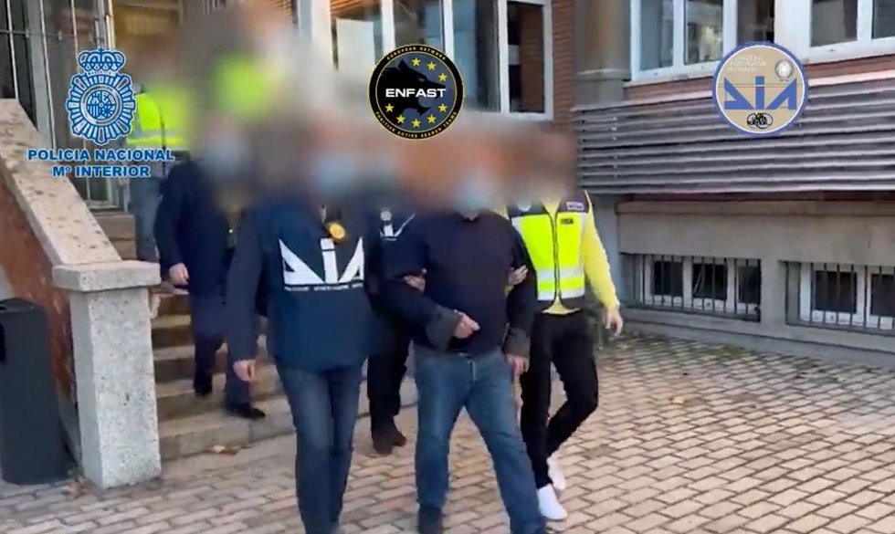 Archivo - Policía Nacional detiene en Galapagar (Madrid) a un miembro de la 'Stidda' en busca y captura desde hace 20 años