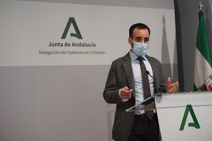 Archivo - El delegado de Empleo, Formación, Trabajo Autónomo, Transformación Económica, Industria, Conocimiento y Universidades de la Junta de Andalucía en Córdoba, Ángel Herrador.