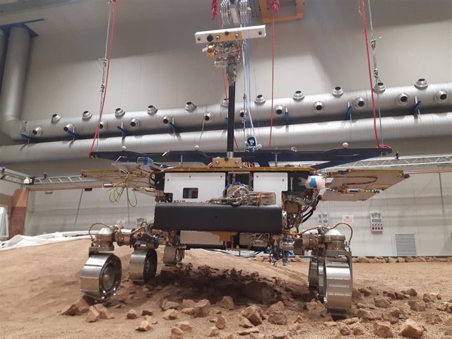 Gemelo del rover Rosalind Franklin para ensayos en la Tierra