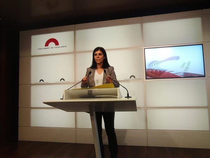 La secretaria general adjunta y portavoz de ERC, Marta Vilalta.