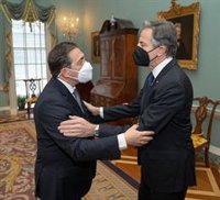 Albares y Blinken apuestan por "hacer todo lo posible" para que se reanude el diálogo en Venezuela