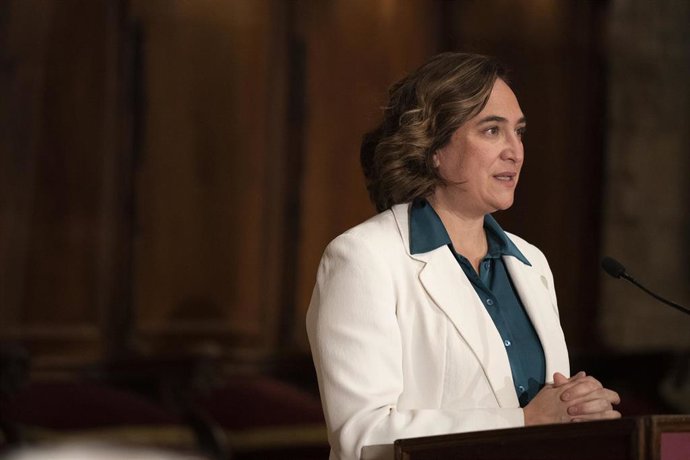 Archivo - La alcaldesa de Barcelona, Ada Colau, en una imagen de archivo