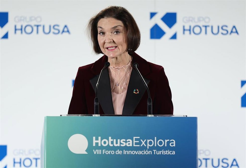 La ministra de Industria, Comercio y Turismo, Reyes Maroto, en una imagen de archivo.