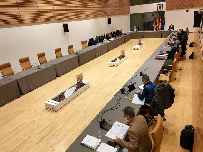 Sesión del pleno de la Diputación de Salamanca este miércoles.