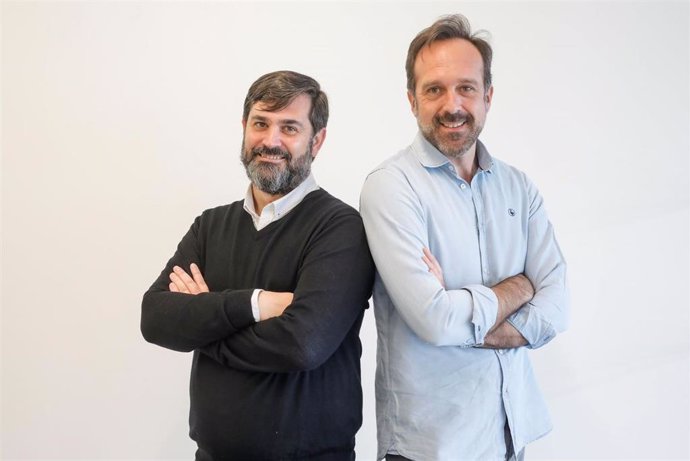 Los fundadores de HR Bot Factory Antonio Corral y Jon Gonzalo