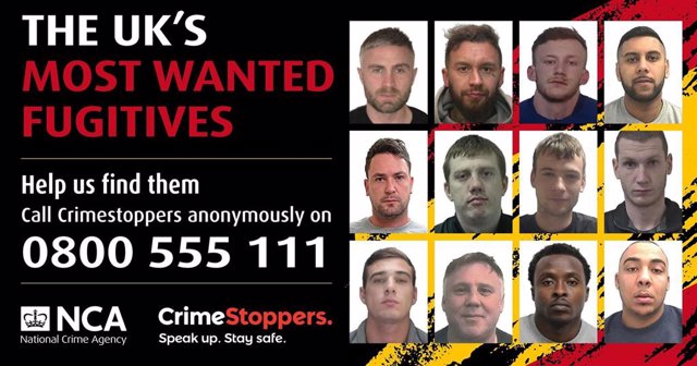 Imagen de los 12 fugitivos británicos más buscados en España en 2022