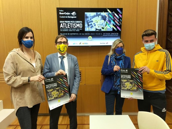 Presentacion Trofeo Ibercaja-Ciudad de Zaragoza Atletismo.