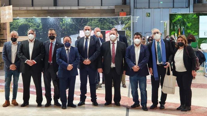 El director general de Turismo, Francisco Martín, en la presentación en Fitur de los Itinerarios Culturales del Consejo de Europa e Iberoamérica