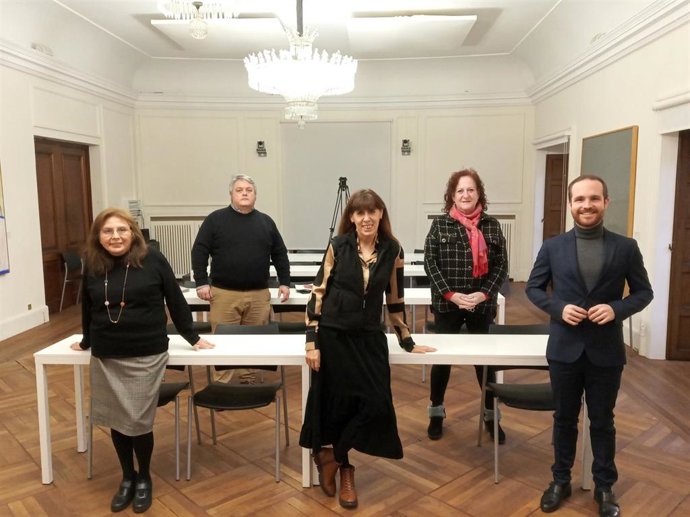 Concejales del PSN en el Ayuntamiento de Pamplona.