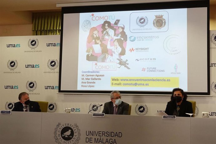 Presentación 'Como tú', proyecto de la UMA para visibilizar a mujeres científicas para inspirar vocaciones desde edades tempranas.