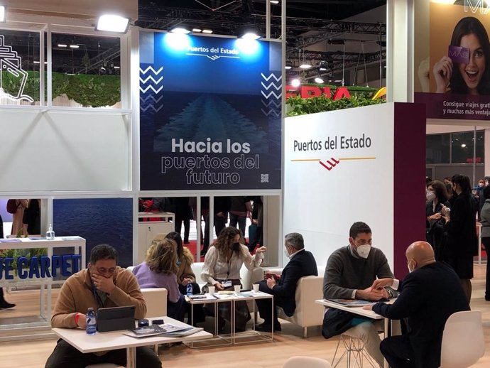 Stand de Puertos del Estado en Fitur 2022