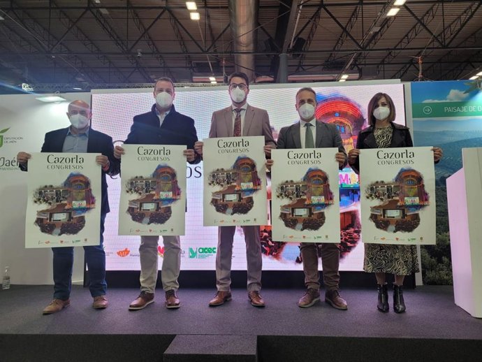 Presentación en Fitur de 'Cazorla congresos'.