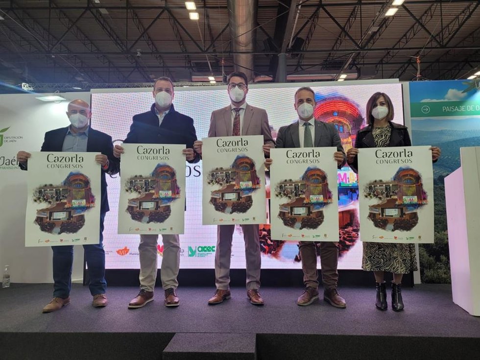 Presentación en Fitur de 'Cazorla congresos'.