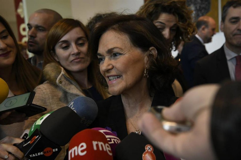 Archivo - Imagen de archivo de la exvicepresidenta del Gobierno, Carmen Calvo