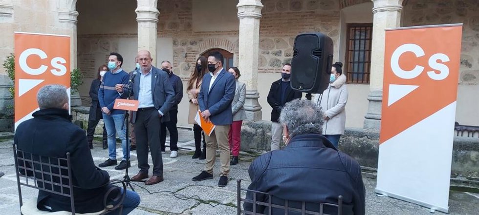El Candidato De Ciudadanos A La Presidencia De La Junta De Castilla Y León, Francisco Igea, Ha Asistido Esta Tarde A La Presentación De La Candidatura Provincial Del Partido De La Provincia Segovia