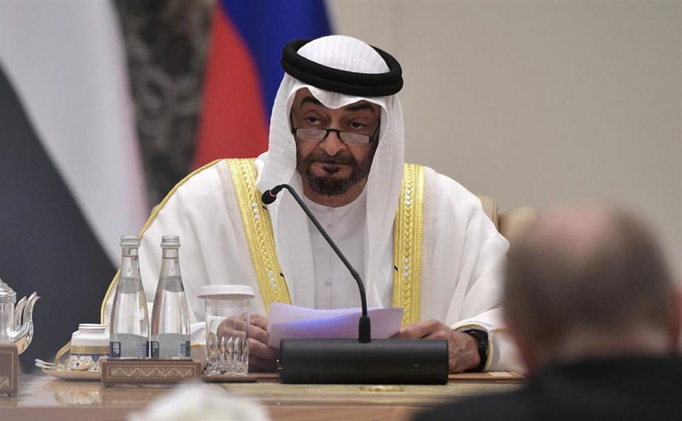 Archivo - El príncipe heredero de Emiratos Árabes Unidos (EAU), Mohamed bin Zayed al Nahyan