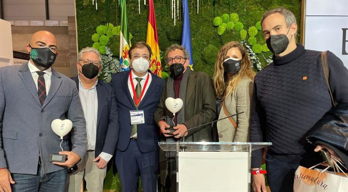 Entrega del premio en FITUR