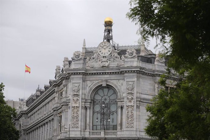 Archivo - Cúpula de la sede del Banco de España, a 13 de mayo de 2021, en Madrid (España).