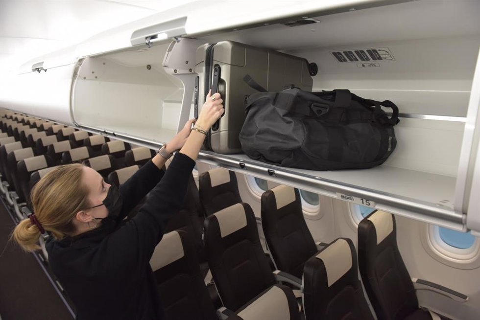 El A320 Neo posee mayor espacio para maletas