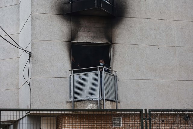 Residencia de la Tercera Edad de Moncada donde se produjo un incendio. Un total de seis personas han fallecido y 15 personas han resultado heridas. 