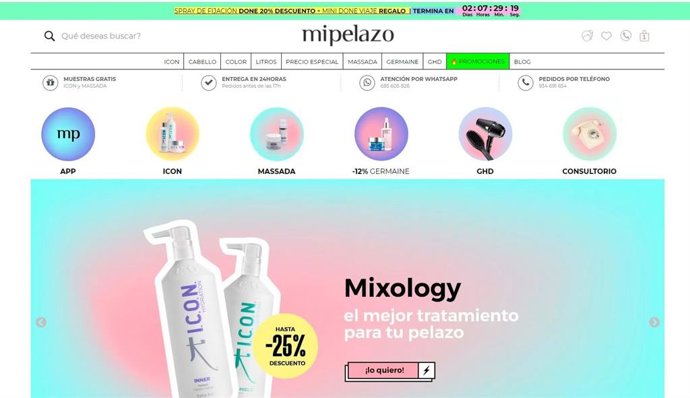 Págiona web mipelazo.Com